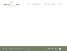 Tablet Screenshot of lovelandcarr.com